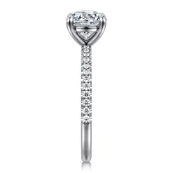 Online Gabriel & Co. Evelyn - 14K White Gold Round Diamond Engagement Ring