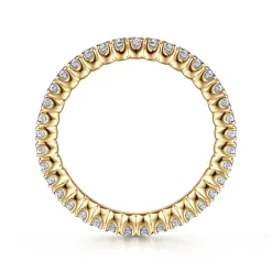 Hot Gabriel & Co. Faenza - 14K Yellow Gold Diamond Anniversary Band - 0.5 ct