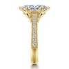 Sale Gabriel & Co. Favola - 14K Yellow Gold Marquise Shape Lotus Diamond Engagement Ring