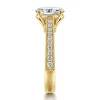 New Gabriel & Co. Favola - 14K Yellow Gold Oval Lotus Diamond Engagement Ring