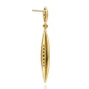 Sale Gabriel & Co. Fiora - 14K White Yellow Gold Diamond Bullet Stud Drop Earrings