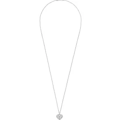 Discount Gabriel & Co. Floral - 30 inch 925 Sterling Silver Floral Inlay Heart Pendant Necklace