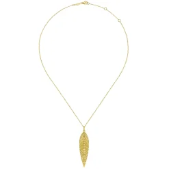 Discount Gabriel & Co. Floral - Pendant Necklace 14K Yellow Gold Bujukan