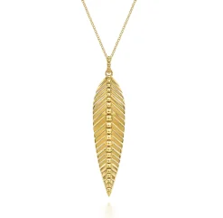 Discount Gabriel & Co. Floral - Pendant Necklace 14K Yellow Gold Bujukan