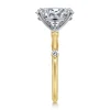 Hot Gabriel & Co. Frances - 14K White -Yellow Gold Oval Diamond Engagement Ring