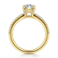 Hot Gabriel & Co. Franka - 14K Yellow Gold Marquise Shape Diamond Engagement Ring