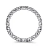 Gabriel & Co. Genevi - 14K White Gold Bezel Diamond Eternity Band - 0.8 ct
