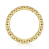 Hot Gabriel & Co. Genevi - 14K Yellow Gold Bezel Diamond Eternity Band - 1 ct