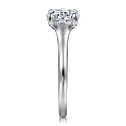 Gabriel & Co. Gia - 14K White Gold Round Diamond Engagement Ring