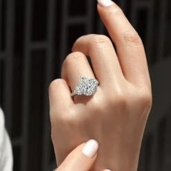 Online Gabriel & Co. Gibson - 14K White Gold Pear Shape Diamond Engagement Ring