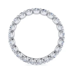 Discount Gabriel & Co. Giralda - 14K White Gold Diamond Anniversary Band - 2.1 ct