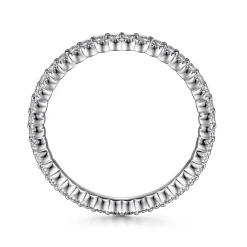 Clearance Gabriel & Co. Giralda - 14K White Gold Diamond Eternity Band - 0.5 ct