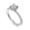 Online Gabriel & Co. Hart - 14K White Gold Hidden Halo Diamond Engagement Ring