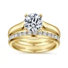 Hot Gabriel & Co. Helen - 14K Yellow Gold Round Diamond Engagement Ring