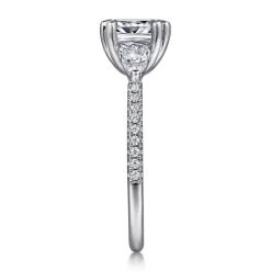 Discount Gabriel & Co. Holloway - 14K White Gold Diamond Engagement Ring
