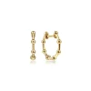Discount Gabriel & Co. Huggie Earrings 14K Yellow Gold Diamond 14mm Bujukan