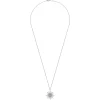 Online Gabriel & Co. 25 inch 14K White Gold Diamond Pave Starburst Pendant Necklace