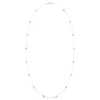 New Gabriel & Co. 18 inch 14K White Gold Round and Kite Shaped Diamond Station Necklace
