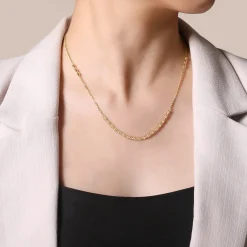 Sale Gabriel & Co. 18 Inch 14K Yellow Gold Beaded Station Necklace