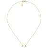 Discount Gabriel & Co. 18 inch 14K Yellow Gold Bezel Set Diamond Drop Necklace