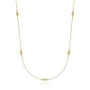 Online Gabriel & Co. 28 inch 14K Yellow Gold Bujukan Bead Station Necklace