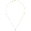 Hot Gabriel & Co. 18 inch 14K Yellow Gold Diamond Cross Pendant Necklace