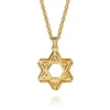 Discount Gabriel & Co. 22 Inch 14K Yellow Gold Diamond Star of David Pendant Necklace