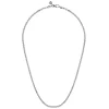 Outlet Gabriel & Co. 20 Inch 3.6mm 14K White Gold Men's Hollow Link Chain Necklace