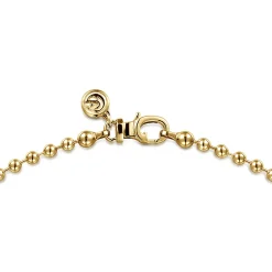 Hot Gabriel & Co. 24 Inch 3mm 14K Yellow Gold Hollow Ball Chain Necklace