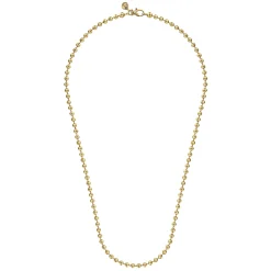 Outlet Gabriel & Co. 22 Inch 4mm 14K Yellow Gold Men's Hollow Ball Chain Necklace