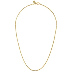 Sale Gabriel & Co. 22 Inch 1.9mm 14K Yellow Gold Men's Hollow Wheat Chain Necklace