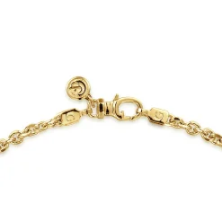 New Gabriel & Co. 20 Inch 3.6mm 14K Yellow Gold Men's Hollow Link Chain Necklace