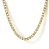 Discount Gabriel & Co. 22 Inch 2.5mm 14K Yellow Gold Men's Solid Box Chain Necklace