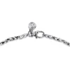 Sale Gabriel & Co. 22 Inch 3.2mm 925 Sterling Silver Men's Hollow Link Chain Necklace