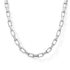 Sale Gabriel & Co. 20 Inch 5mm 925 Sterling Silver Men's Solid Box Chain Necklace