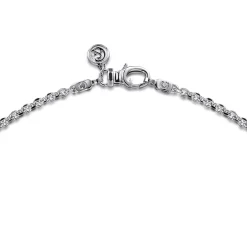 Hot Gabriel & Co. 22 Inch 2.85mm 925 Sterling Silver Men's Solid Link Chain Necklace