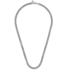 Gabriel & Co. 22 Inch 7mm 925 Sterling Silver Men's Solid Cuban Link Necklace