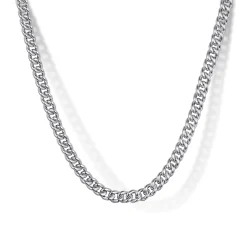 Outlet Gabriel & Co. 22 Inch 3mm 925 Sterling Silver Men's Solid Link Chain Necklace