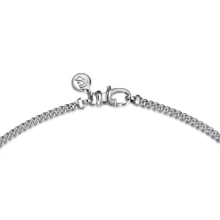 Outlet Gabriel & Co. 22 Inch 3mm 925 Sterling Silver Men's Solid Link Chain Necklace