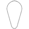 New Gabriel & Co. 22 Inch 5.50mm 925 Sterling Silver Men's Solid Faceted Link Chain Necklace