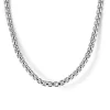Sale Gabriel & Co. 22 Inch 3mm 925 Sterling Silver Men's Solid Round Box Chain Necklace