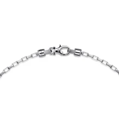 Gabriel & Co. 24 Inch 5mm 925 Sterling Silver Men's Solid Box Chain Necklace