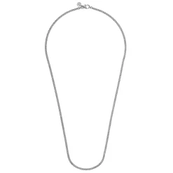 Discount Gabriel & Co. 24 Inch 3mm 925 Sterling Silver Men's Solid Cuban Link Chain Necklace