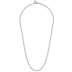 New Gabriel & Co. 24 Inch 3.6mm 925 Sterling Silver Men's Solid Link Chain Necklace