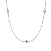 Discount Gabriel & Co. 18 inch 925 Sterling Silver Beaded Necklace