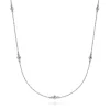 Outlet Gabriel & Co. 24 inch 925 Sterling Silver Beaded Necklace