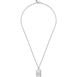 Discount Gabriel & Co. 22 Inch 925 Sterling Silver Dog Tag Pendant Necklace