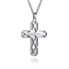 Best Gabriel & Co. 22 Inch 925 Sterling Silver Geometric Cross Pendant Necklace