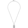 Discount Gabriel & Co. 22 Inch 925 Sterling Silver Saint Christopher Dog Tag Pendant Necklace