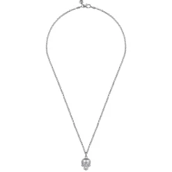 Best Gabriel & Co. 22 Inch 925 Sterling Silver Skull Pendant Necklace